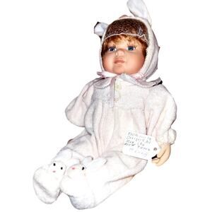 Vintage Crowne Exclusively Designed By May Chu Baby Doll In Bunny Rabbit Outfit